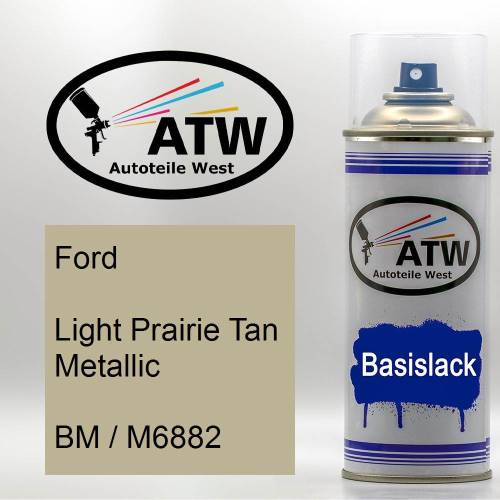 Ford, Light Prairie Tan Metallic, BM / M6882: 400ml Sprühdose, von ATW Autoteile West.